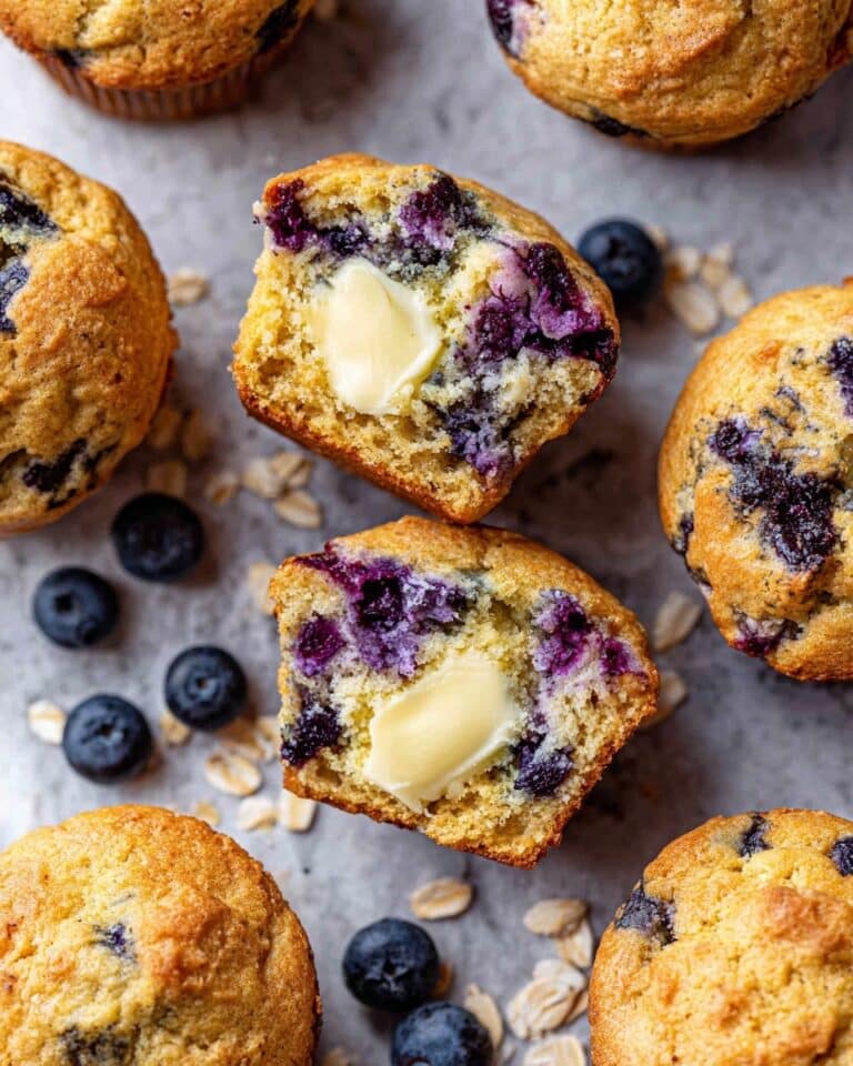 Blueberry Oatmeal Muffins Recipe