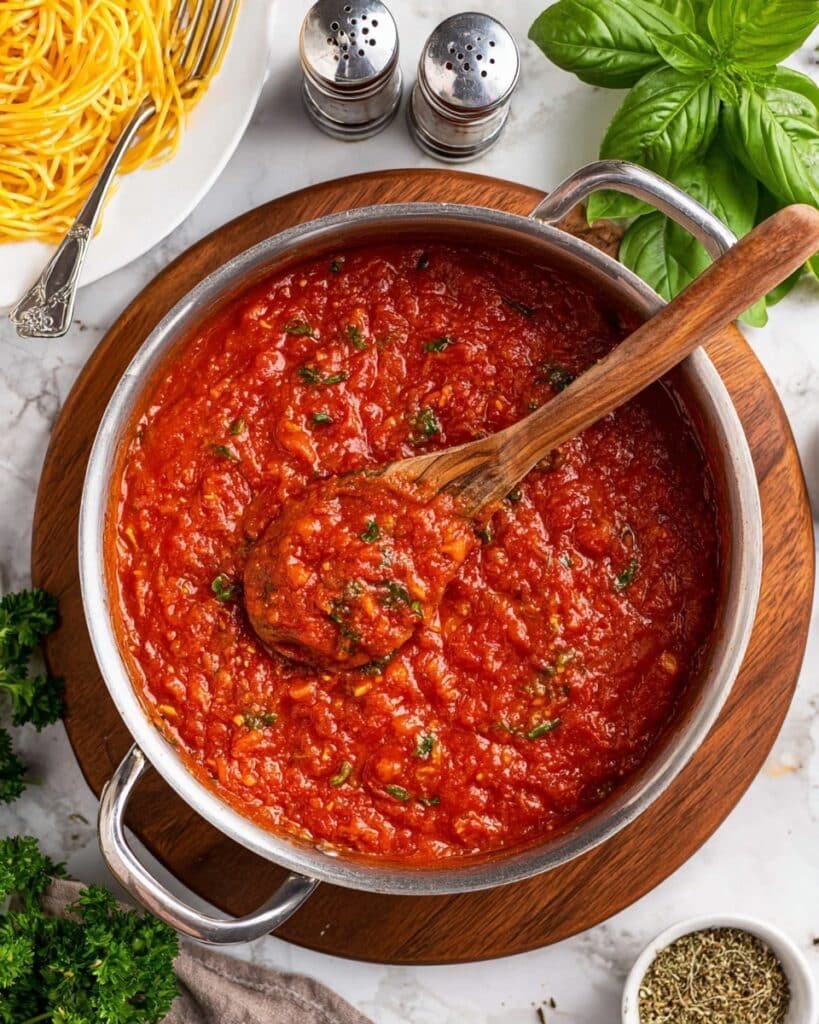 Homemade Spaghetti Sauce Recipe