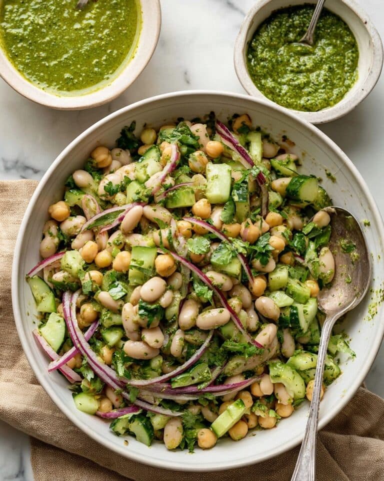 Marinated Cilantro Lime Bean Salad Recipe