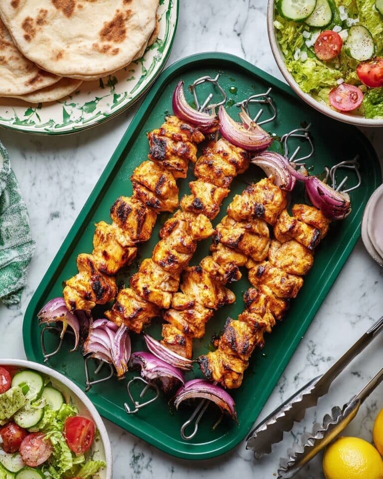 Grilled Middle Eastern Chicken Kebabs Recipe