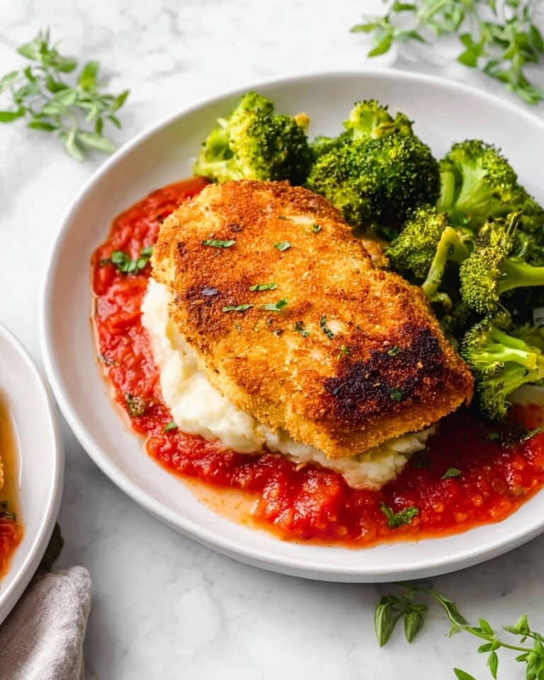 Mozzarella-Stuffed Chicken Breast with Marinara Recipe