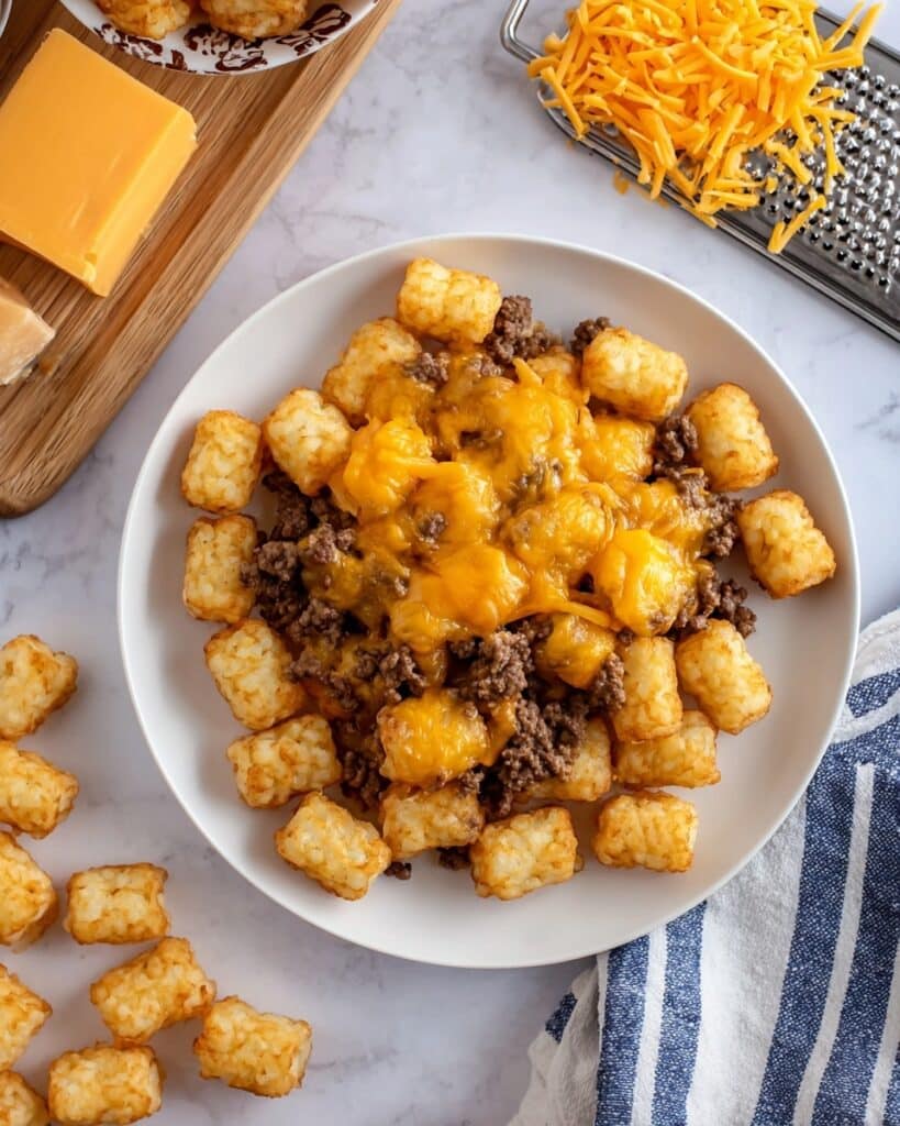 Cheesy Tater Tot Casserole Recipe