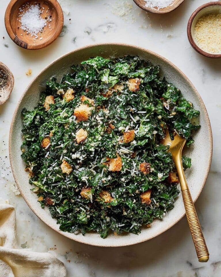 Lemony Parmesan Kale Salad Recipe