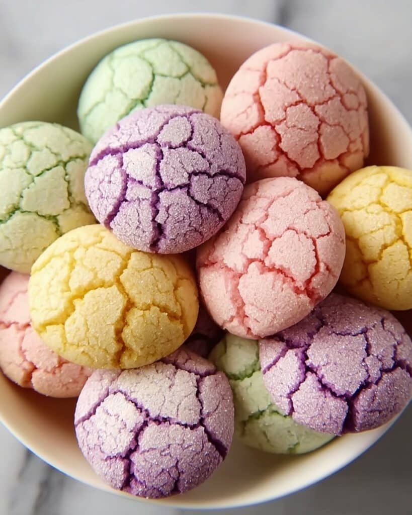 Springtime Crinkle Cookies Recipe