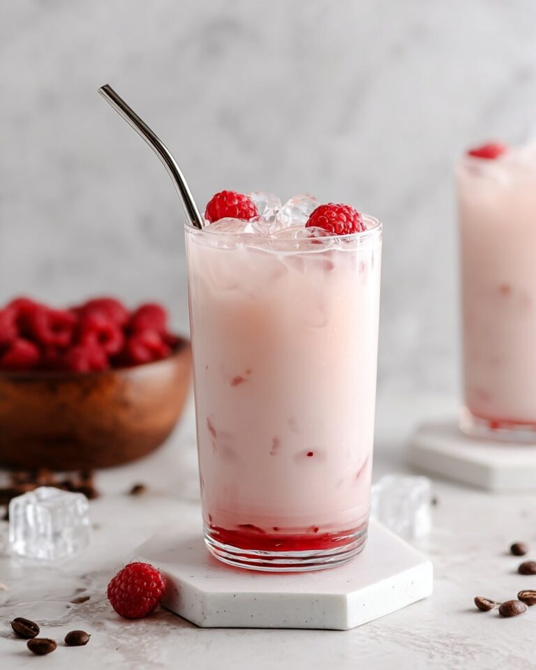 Vanilla Raspberry Iced Latte Recipe
