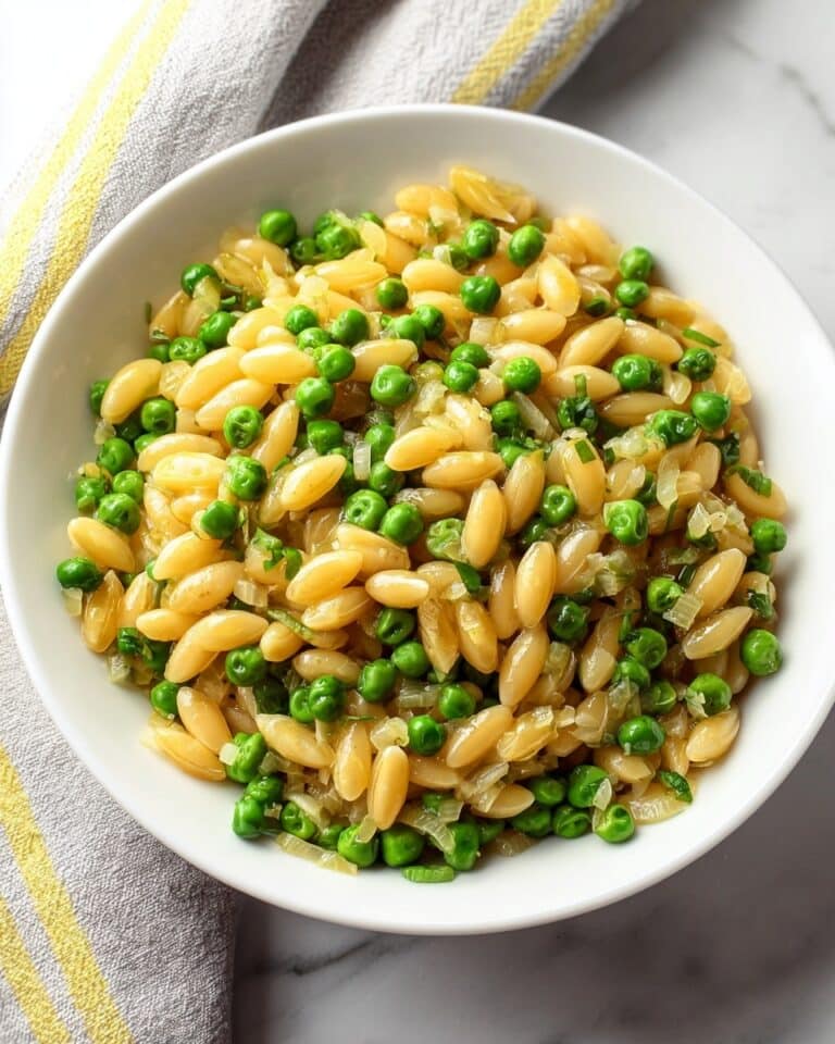 Parmesan Orzo and Peas Recipe