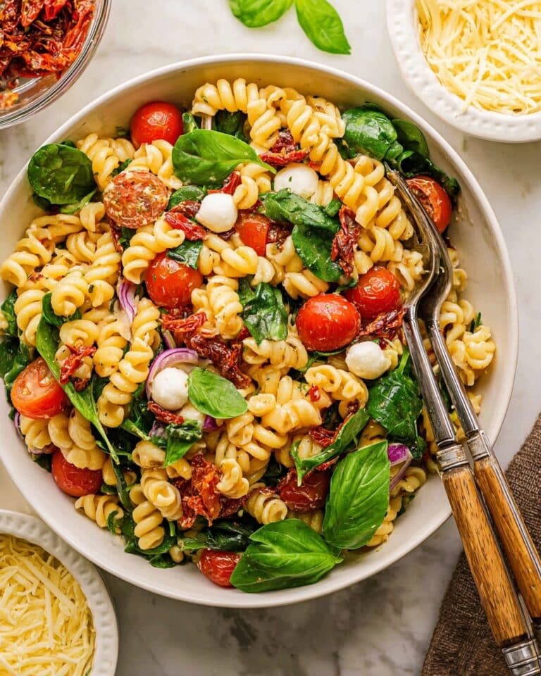 Sun Dried Tomato Pasta Salad Recipe