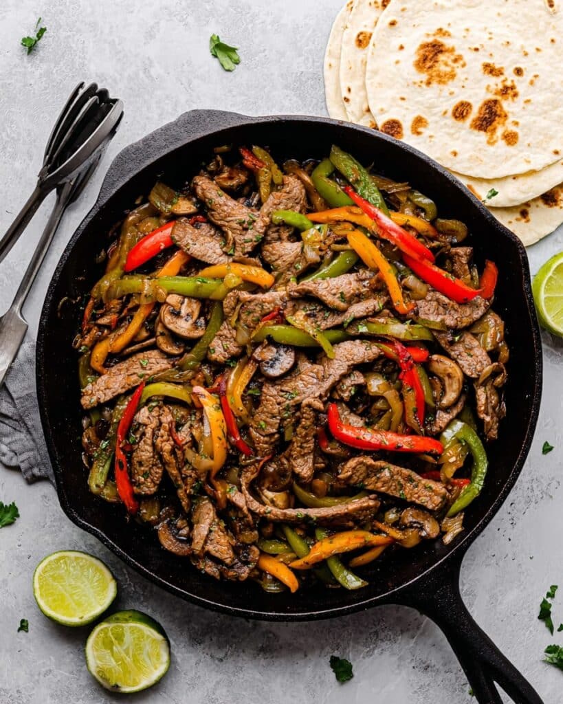 20 Minute Steak Fajitas Recipe
