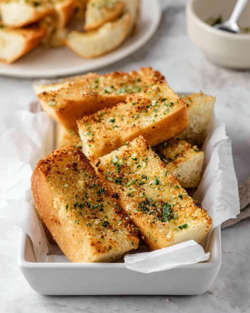 Air Fryer Garlic Bread Recipe