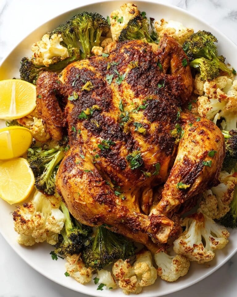 Crispy Juicy Spatchcock Chicken with Herb Compound Butter Recipe