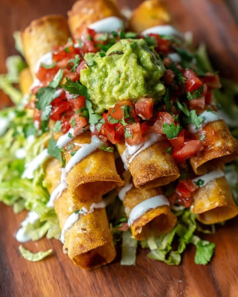 Cheesy Black Bean and Sweet Potato Taquitos Recipe