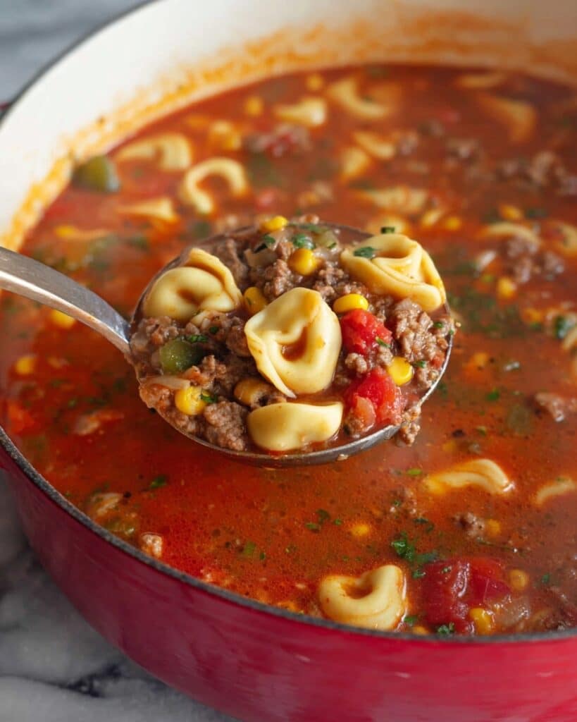 Tortellini Taco Soup Recipe