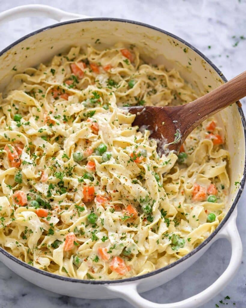 Chicken Pot Pie Pasta Recipe
