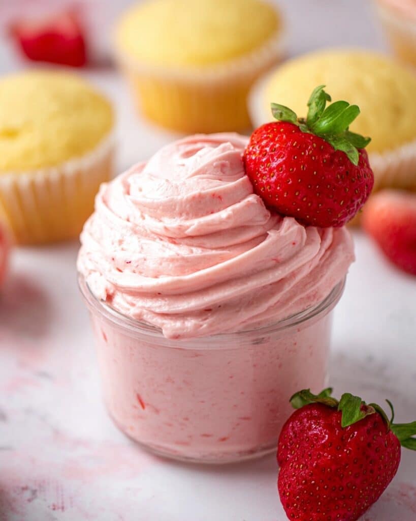 Strawberry Buttercream Frosting Recipe