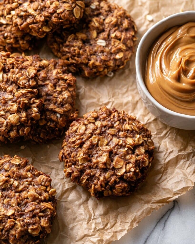 No Bake Chocolate Peanut Butter Protein Cookies Recipe