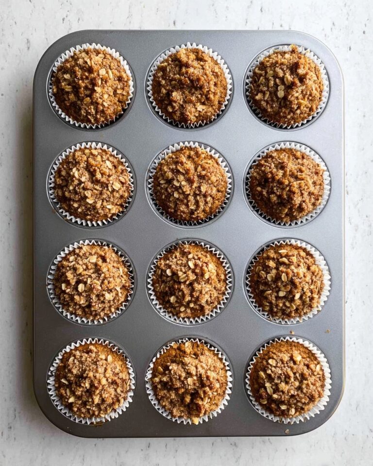 Pumpkin Muffins with Spiced Streusel Topping Recipe