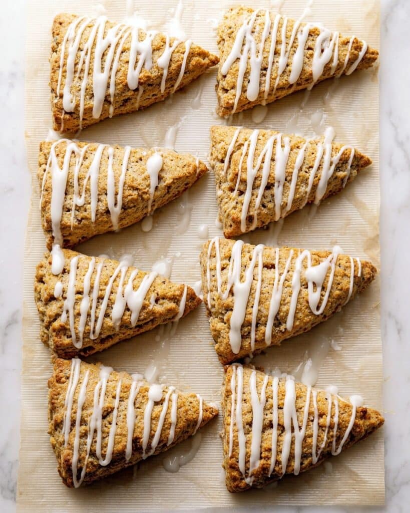 Vegan Pumpkin Scones with Maple Glaze Recipe