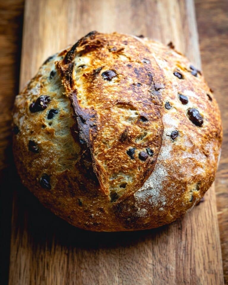 Rosemary Olive Sourdough Bread Recipe