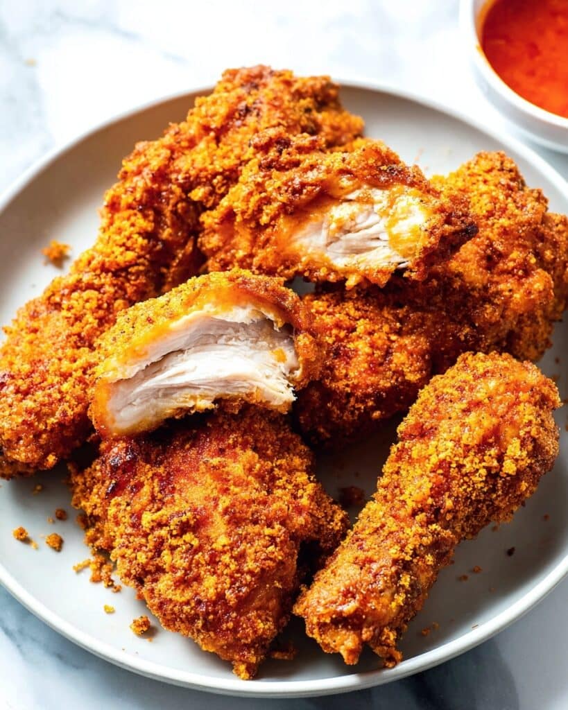 Keto Fried Chicken (Air Fryer or Oven) Recipe