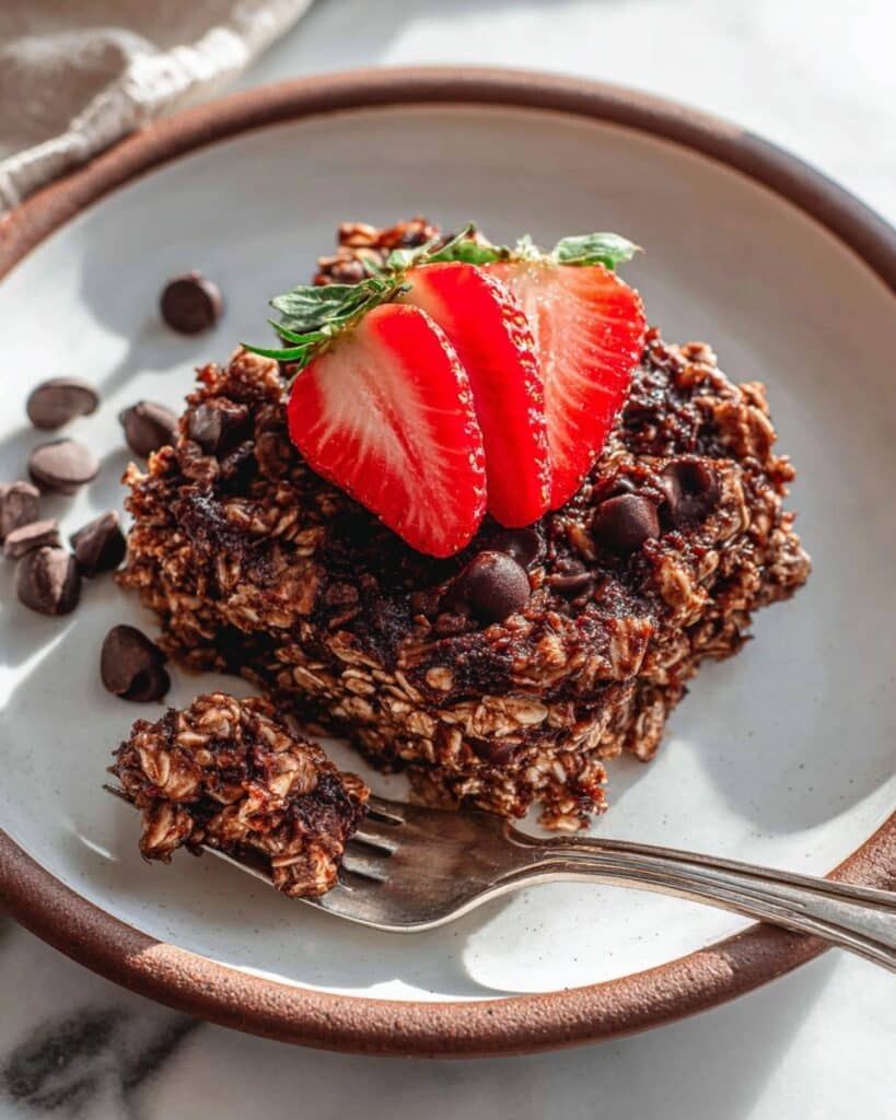 Easy Chocolate Baked Oatmeal Recipe