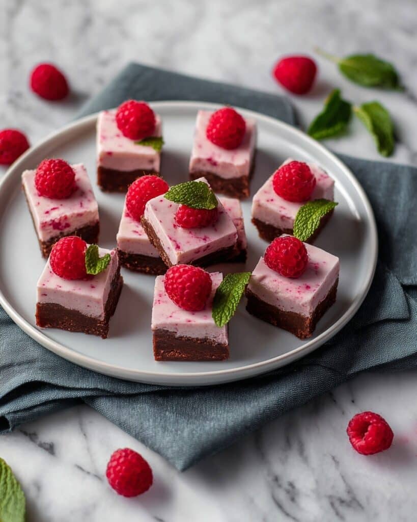 No-Bake Chocolate and Berry Petit Fours Recipe