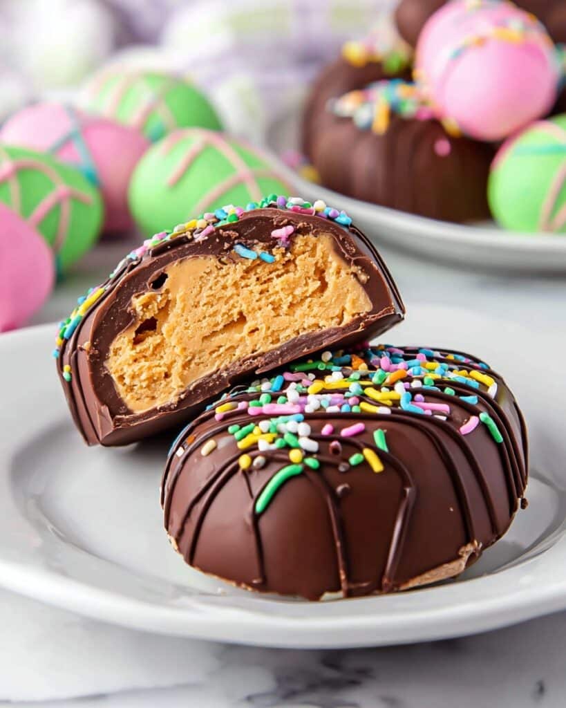 Peanut Butter Chocolate Eggs Recipe