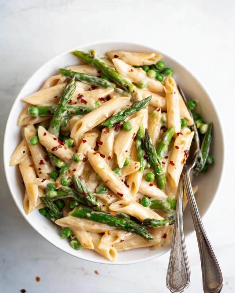 Lemon Asparagus Pasta (Instant Pot & Stovetop) Recipe
