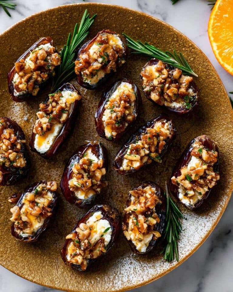 Roasted Stuffed Dates with Goat Cheese, Walnuts, and Orange Zest Recipe
