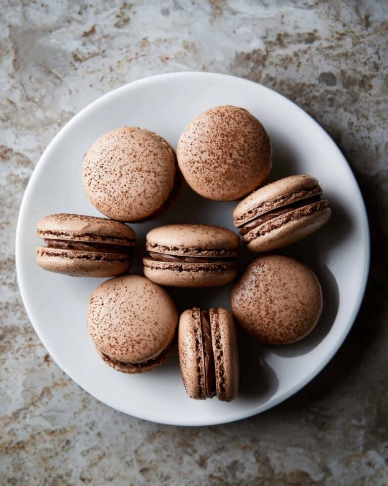 Sea Salt Chocolate Macarons Recipe