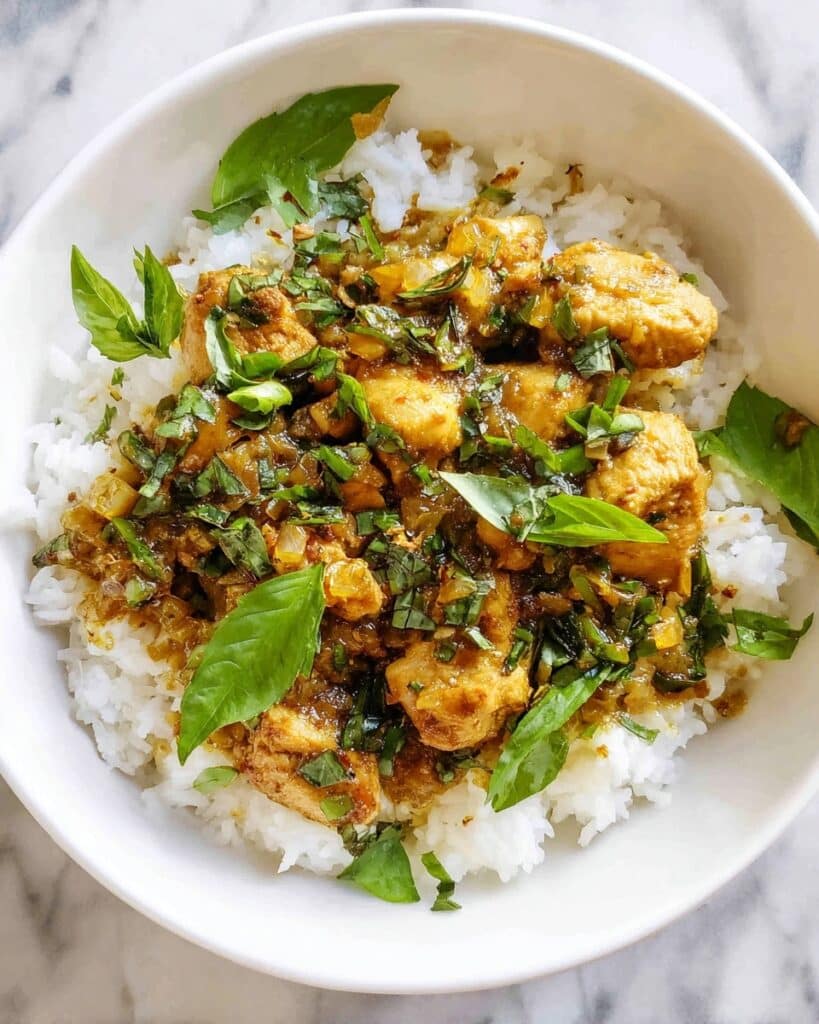 Coconut Basil Chicken Curry Recipe