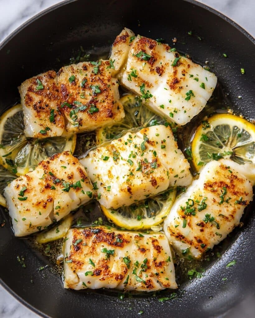 Pan Seared Halibut (Only 4 Ingredients) Recipe
