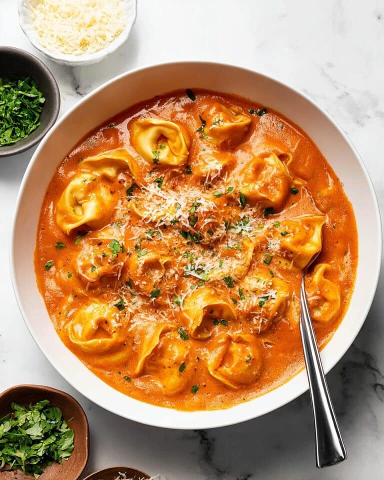 Creamy Tuscan Tomato Tortellini Soup Recipe