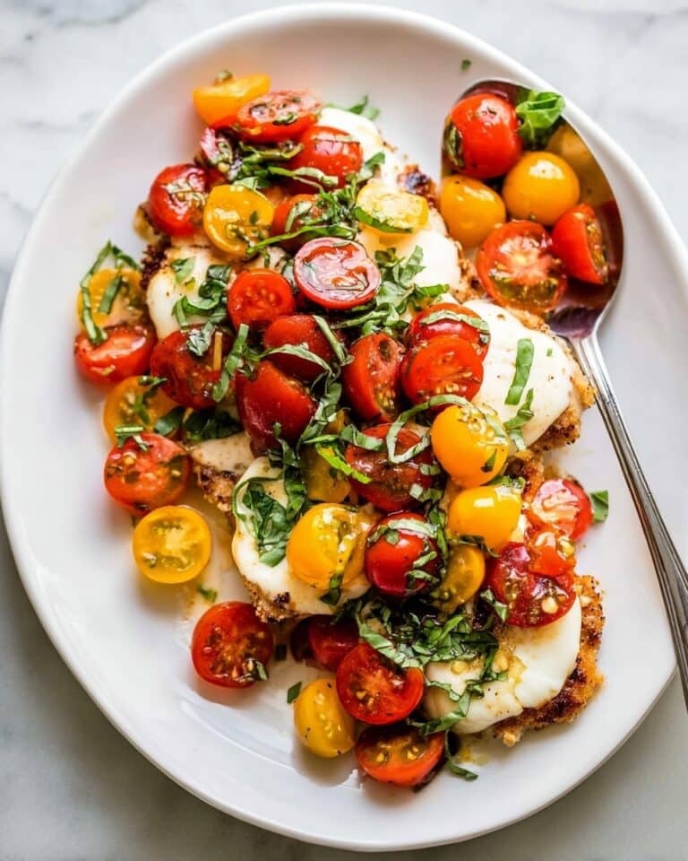 Grilled Chicken Caprese with Fresh Tomato Salad Recipe