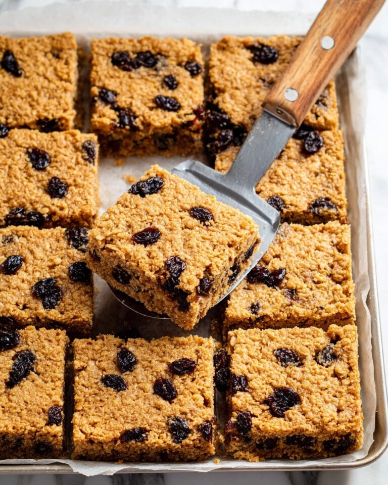 Oatmeal Raisin Cookie Bars Recipe