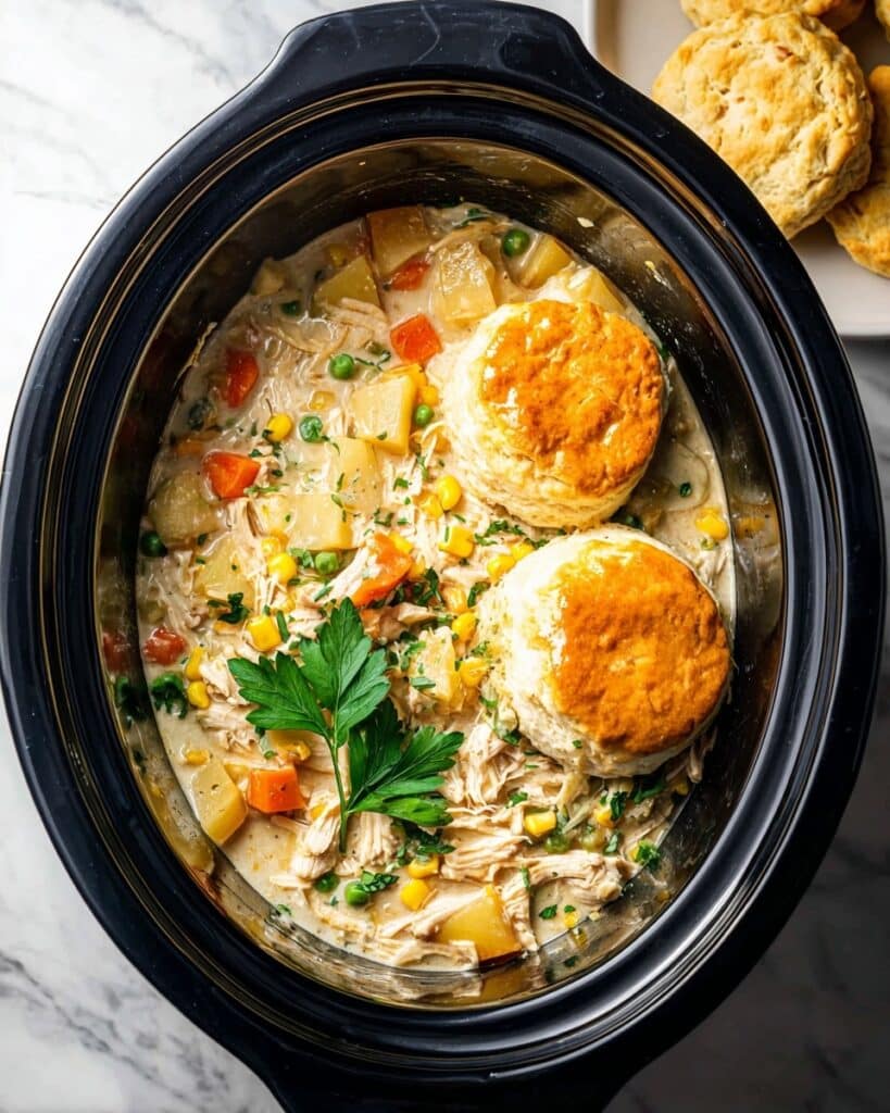 Slow Cooker Chicken Pot Pie Recipe