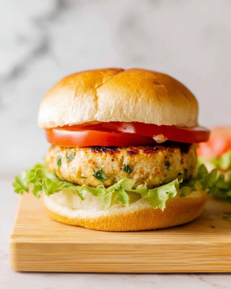 White Cheddar Chicken Burgers with Caramelized Onions Recipe