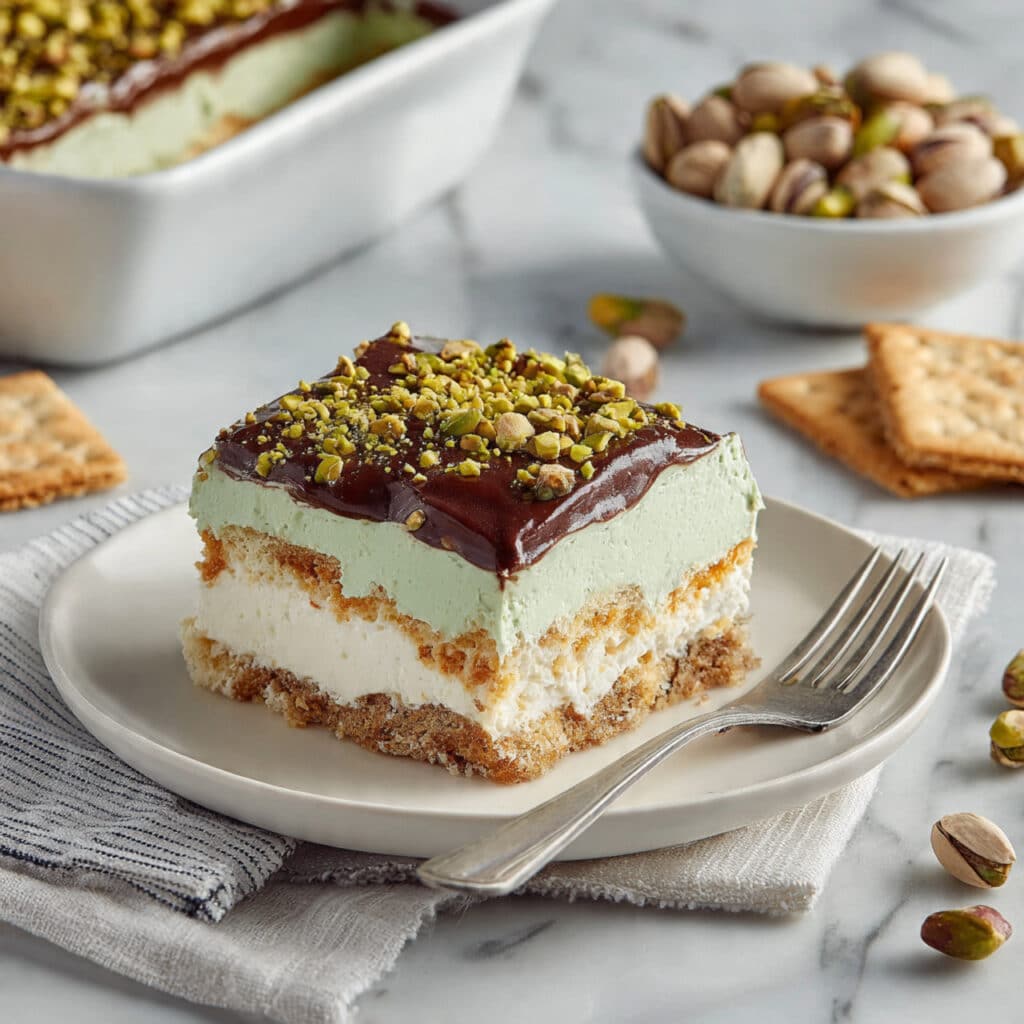 Pistachio Eclair Cake Recipe