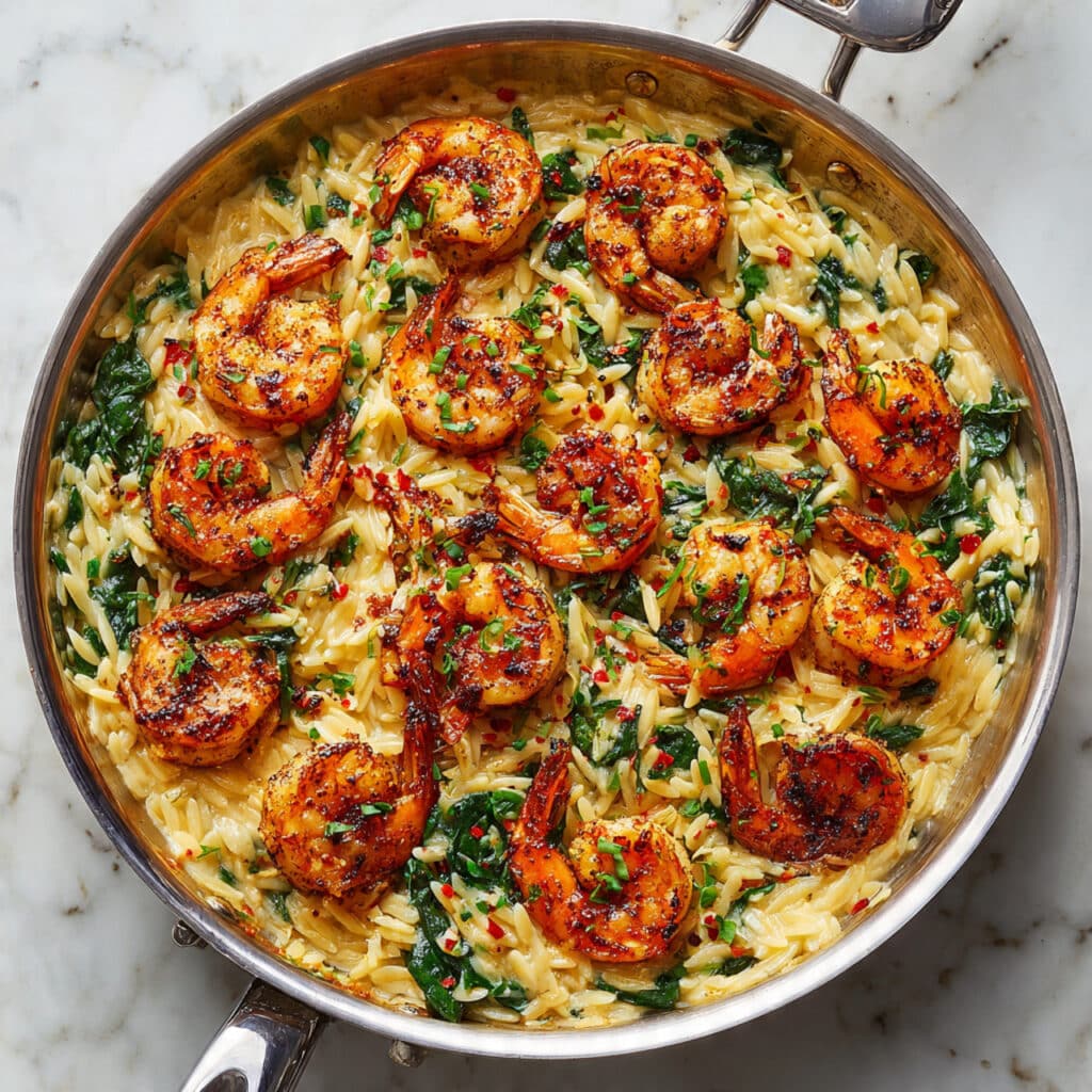 One Pot “Marry Me” Shrimp and Orzo Pasta Recipe