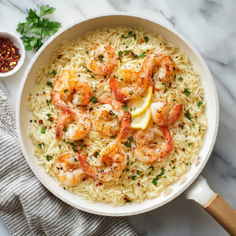 One-Pot Shrimp Scampi and Orzo Recipe