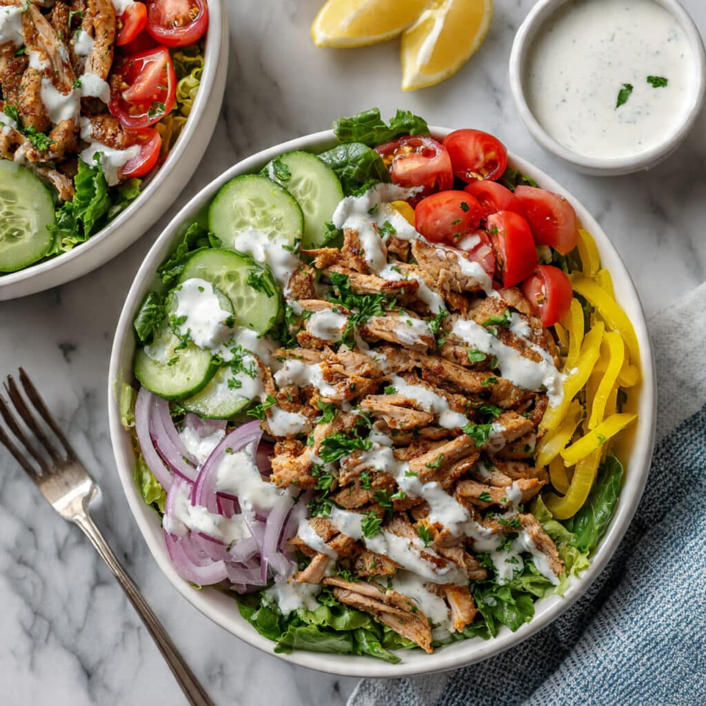 Chicken Shawarma Salad Recipe