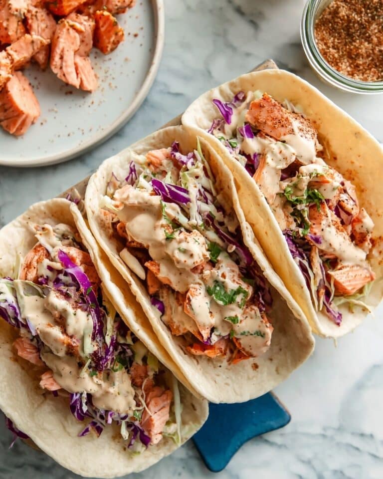 Easy Blackened Salmon Tacos Recipe