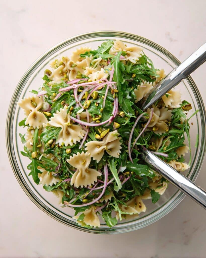 Lemon Pasta Salad with Arugula and Parmesan Recipe