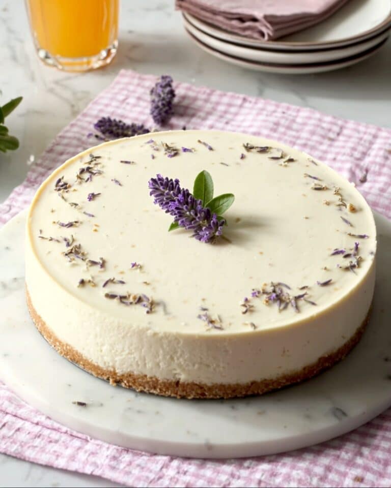 Lavender Honey Cheesecake Recipe