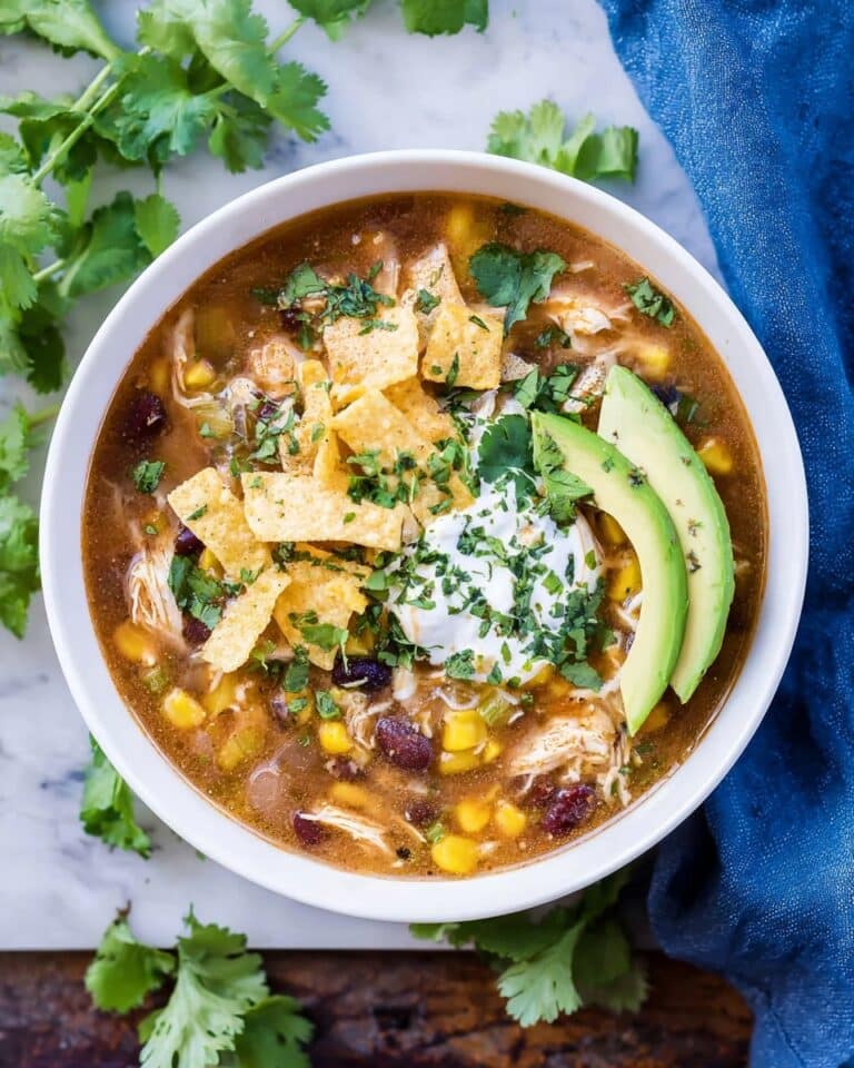 Crock-Pot Chicken Tortilla Soup Recipe