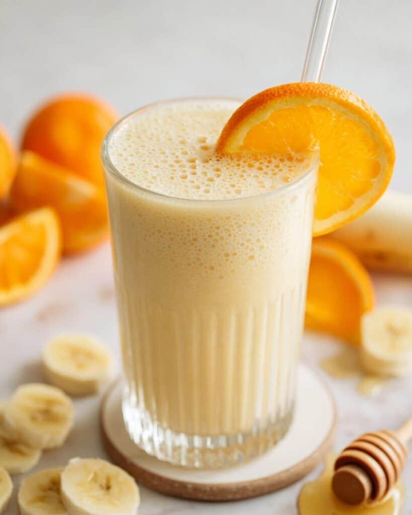 Creamy Orange Banana Smoothie Recipe