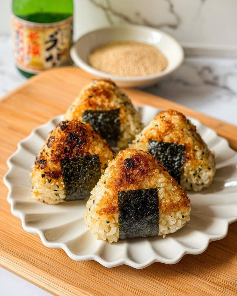 Spicy Tuna Yaki Onigiri (Japanese Rice Balls) Recipe