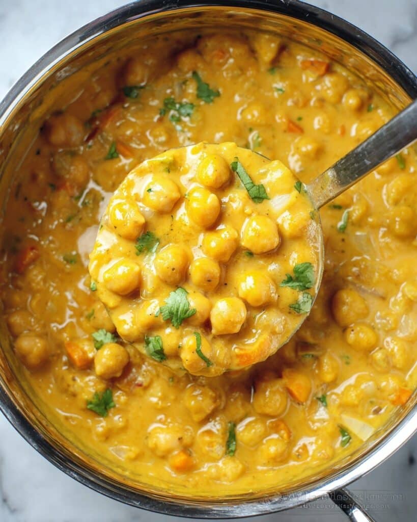 Creamy Coconut Chickpea Curry Recipe