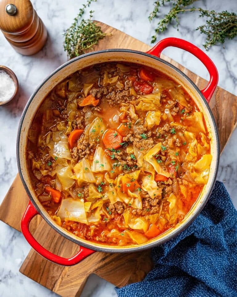 Easy Cabbage Roll Soup Recipe