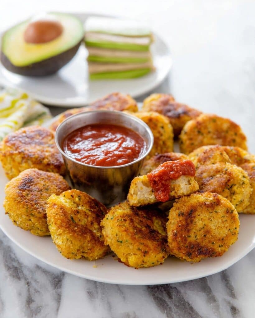 Kid-Friendly Veggie+ Chickpea Nuggets Recipe