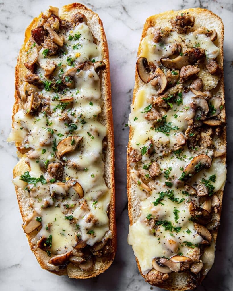 Beef Stroganoff French Bread Toasts Recipe